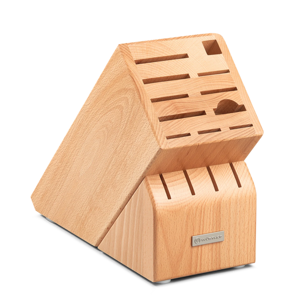 15 Slot Natural Beech Knife Block