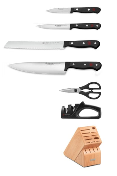 Wusthof Gourmet 7-piece Knife Block Set
