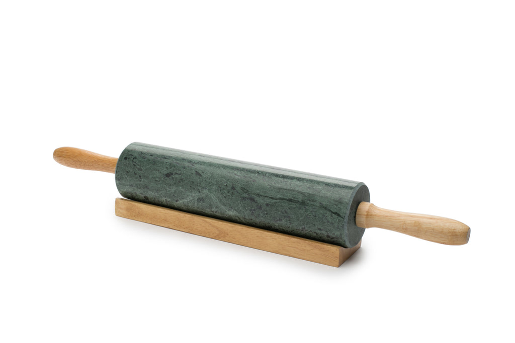 Green Marble Rolling Pin