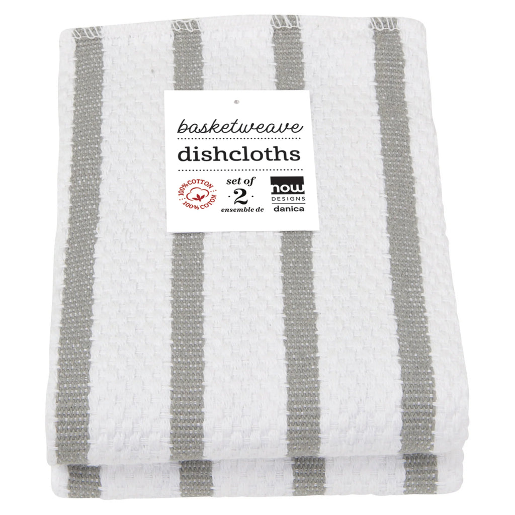 Basketweave Dishcloths S/2