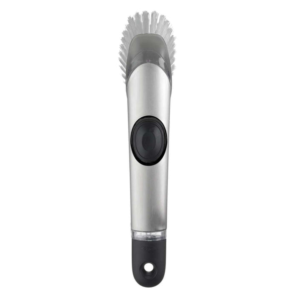 Steel Soap Dispensing Dish Brush