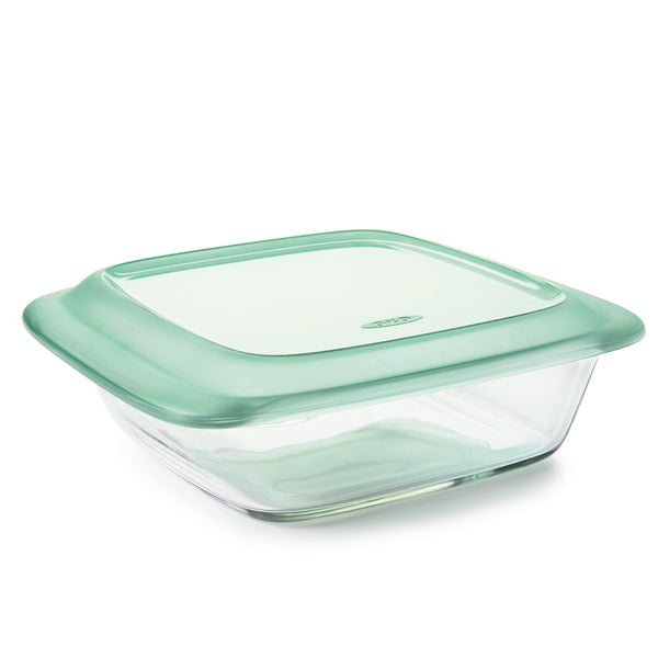 Good Grips 8” Square Glass Baker with Lid