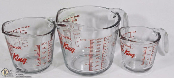 Fire King Glass Measure Cups