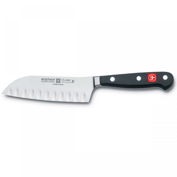 Wusthof Classic 5” Santoku, Hollow Edge