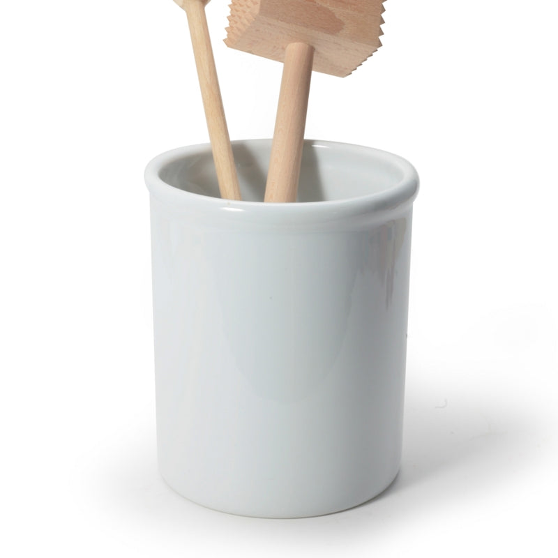 White Utensil Holder