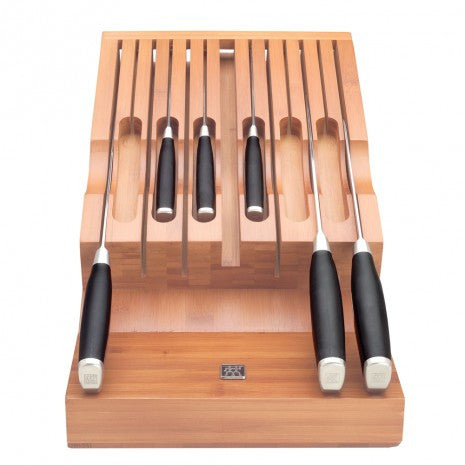 Henckels Bamboo In-Drawer Knife Storage