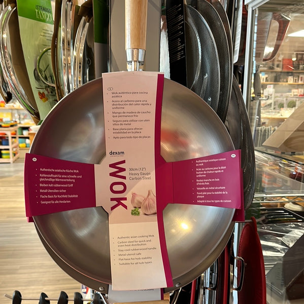 12” Heavy Gauge Carbon Steel Wok