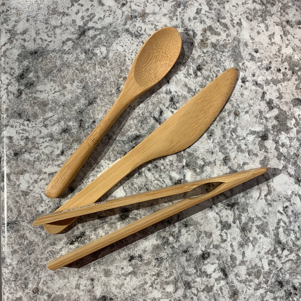 Mini bamboo utensils