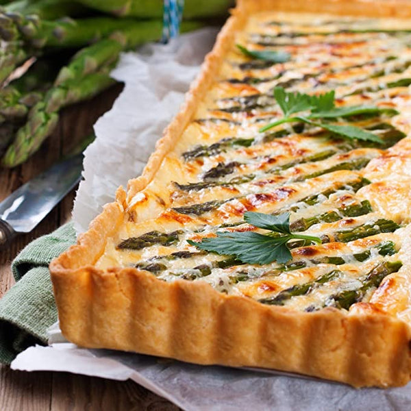 Stainless steel quiche pan rectangular