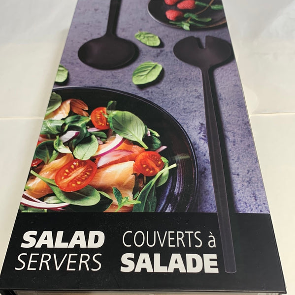 Black Salad Servers