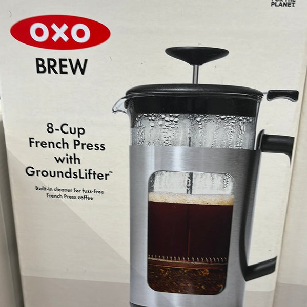 Brew 8-Cup French Press with Grounds Lifter