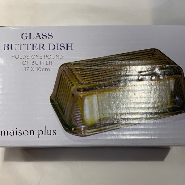 Glass Butter Dish