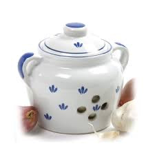 Decorative Ceramic Garlic Keeper