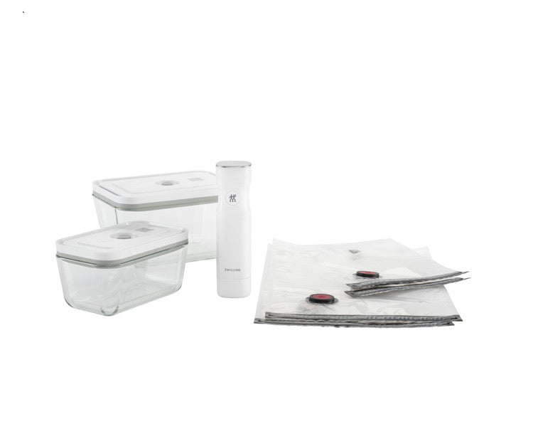 Fresh & Save Vacuum 7pc Starter Set Glass