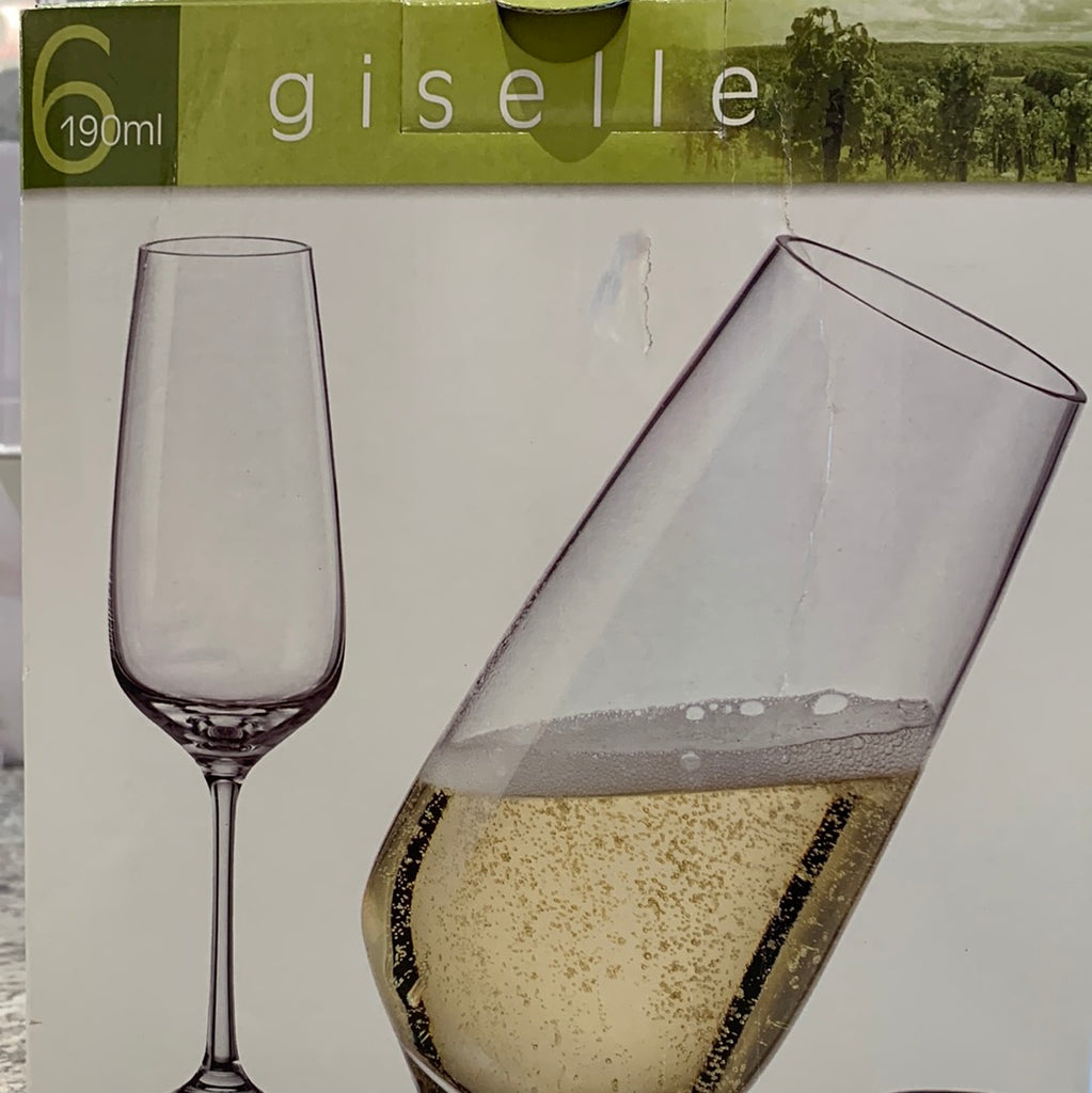 Giselle Champagne Glasses (Set of 6)
