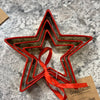 cookie cutter Set /3 Gold and red