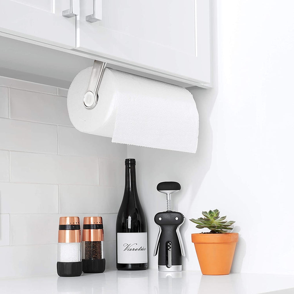 Oxo paper towel holder mounted