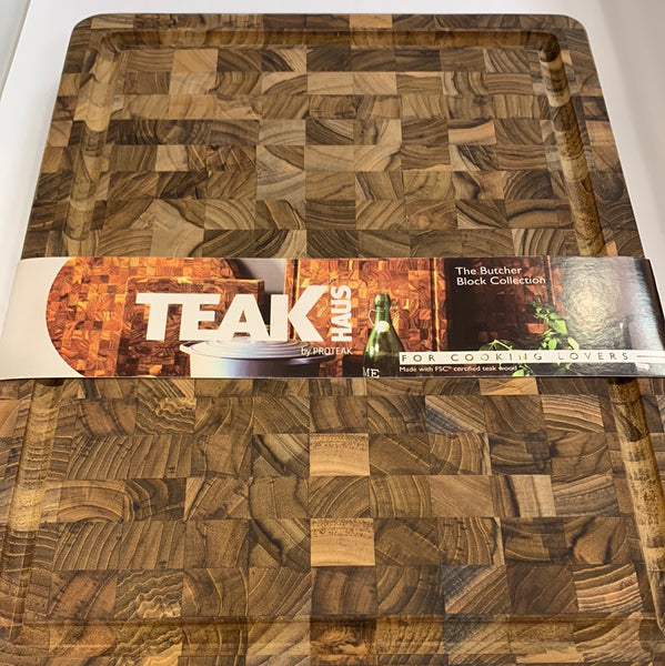 Teak Haus end grain cutting board#311