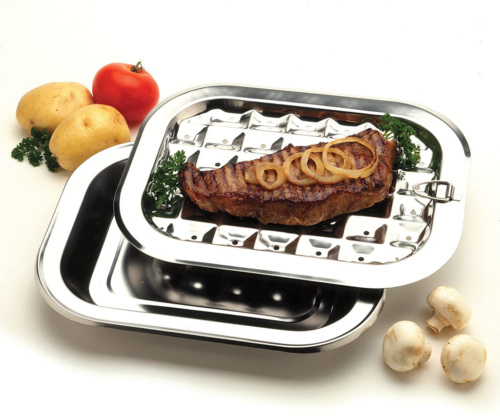 Norpro S/S Broil/Roast Pan Set