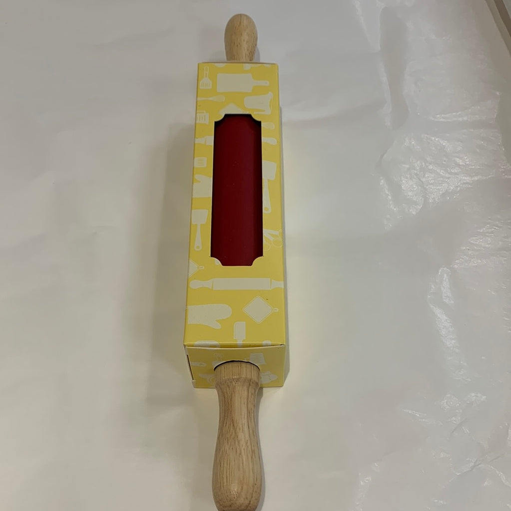 Danesco Red Silicone Rolling Pin