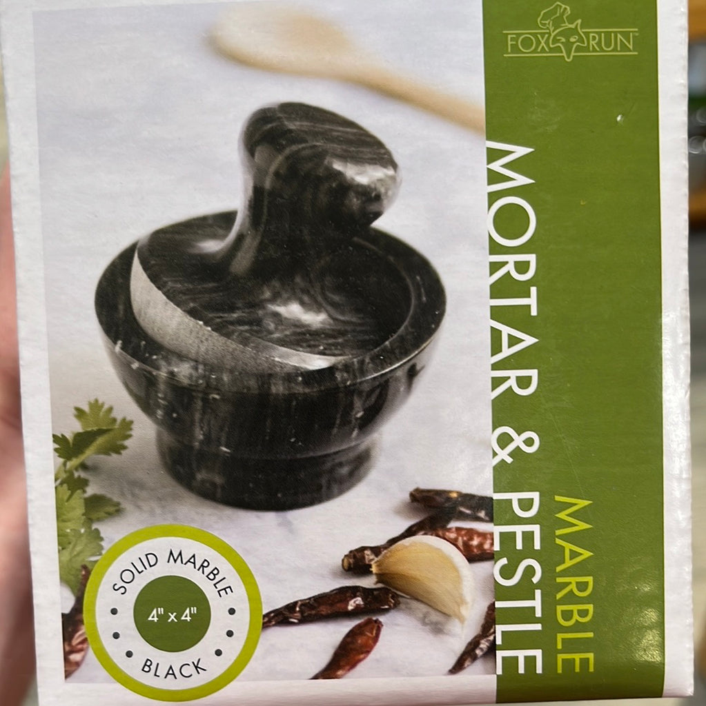 Mortar & Pestle 4” Granite or Marble