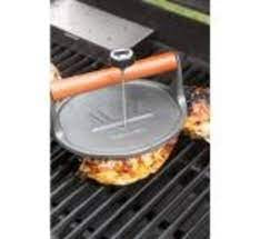 Round Cast Iron Grill Press 8”
