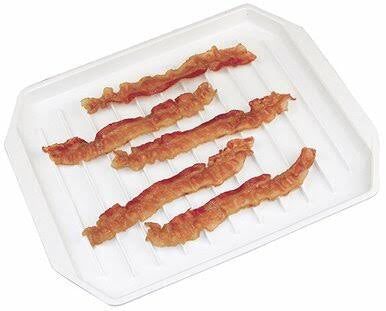 Microwaveable bacon Rack
