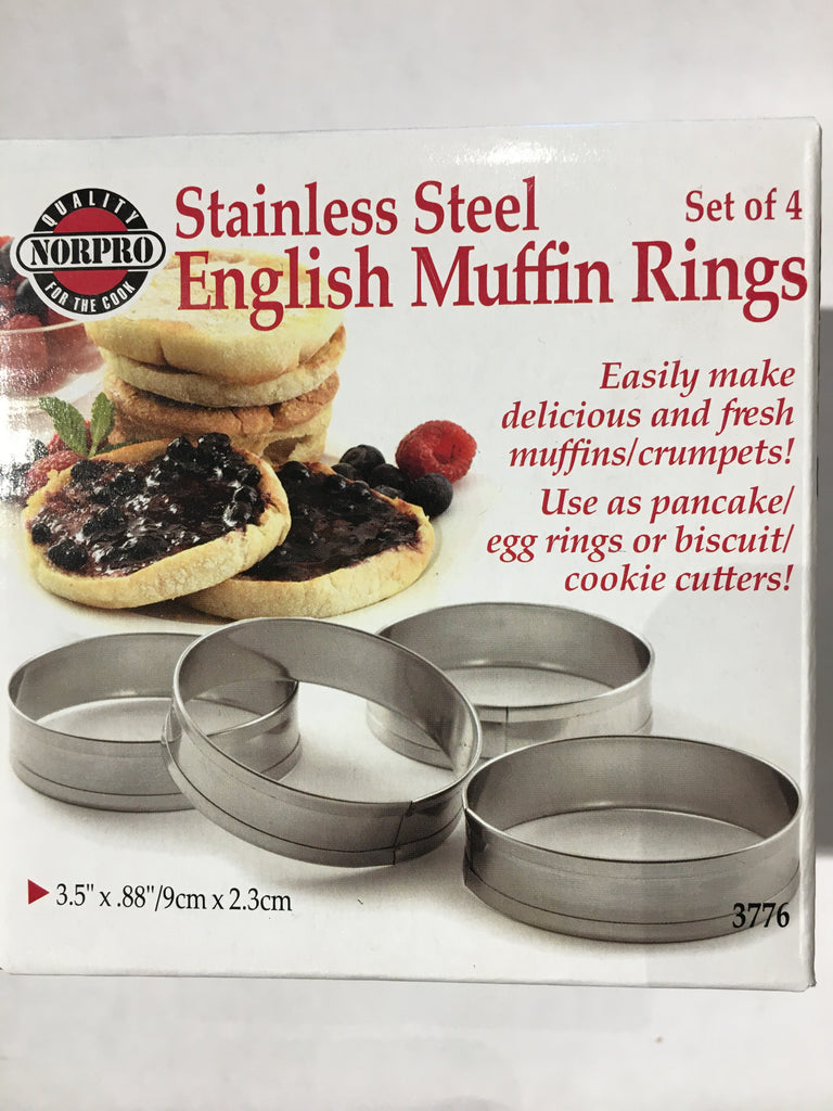 Norpro Stainless Steel English Muffin Rings