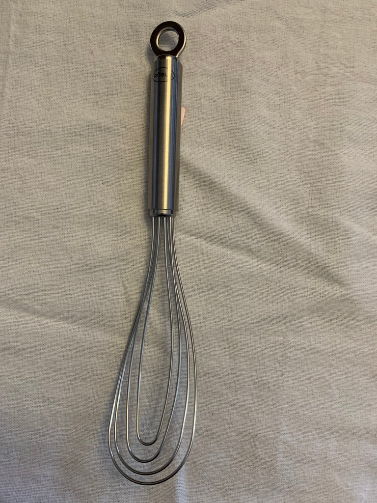 Flat whisk stainless steel
