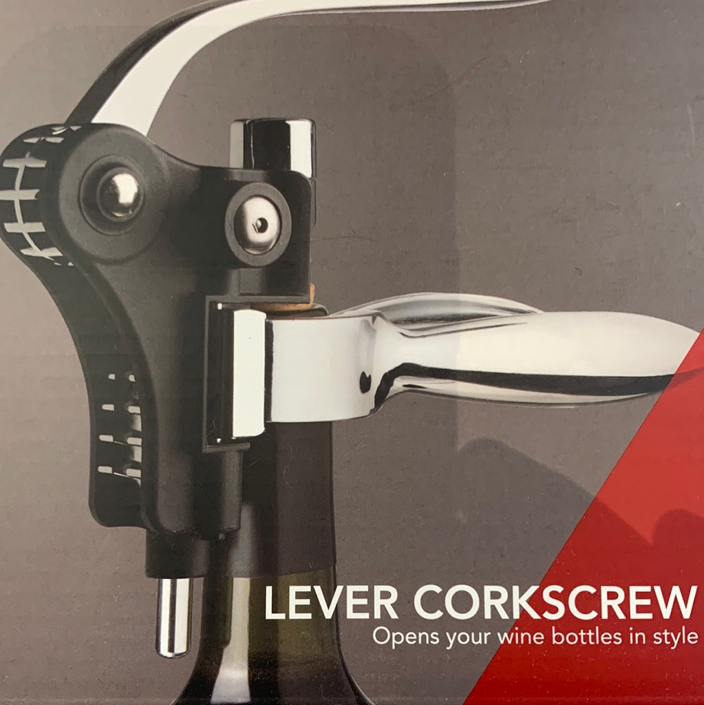 Lever corkscrew