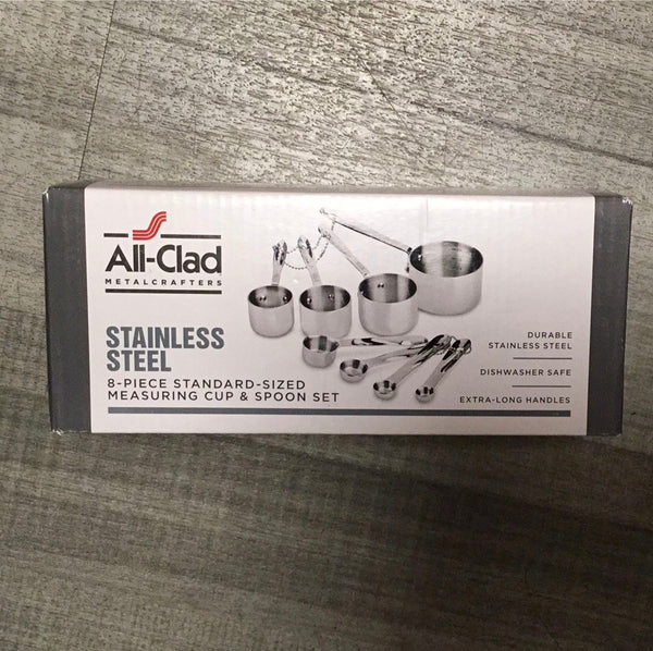 Stainless Steel 8pc Measuring Set