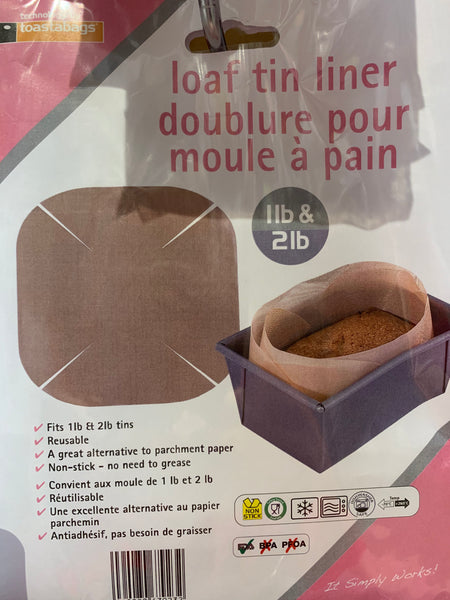 Loaf tin liner one and 2 pound loaf