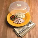 Microwave splatter shield