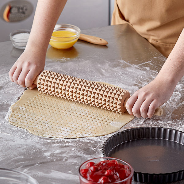 Swedish Notched Rolling Pin