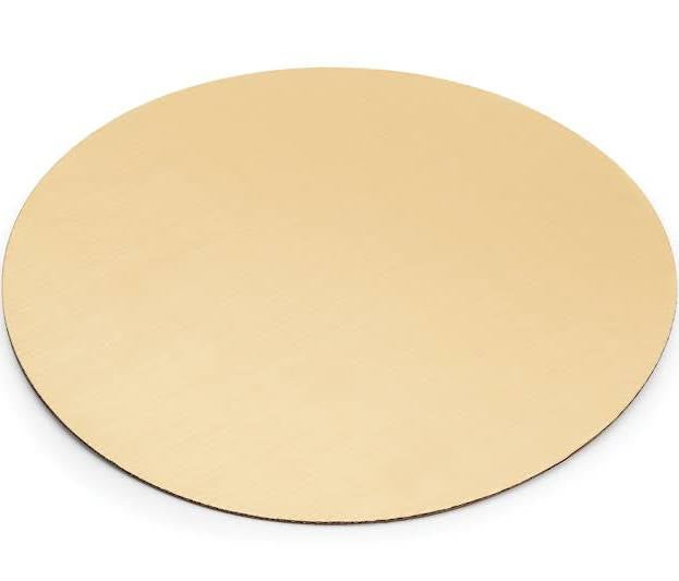 Round Gold Cake Base 10"