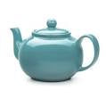 Stoneware 6 Cup Turquoise Teapot