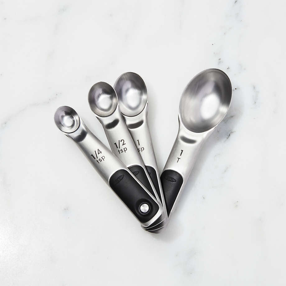 OXO 4 Piece Stainless Steel Measuring Spoon Set