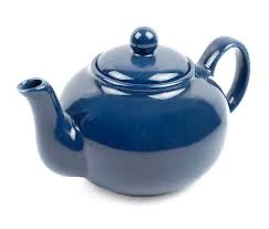 Stoneware  Teapot light blue