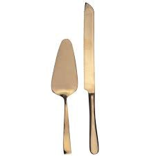 Cake Servers Gold